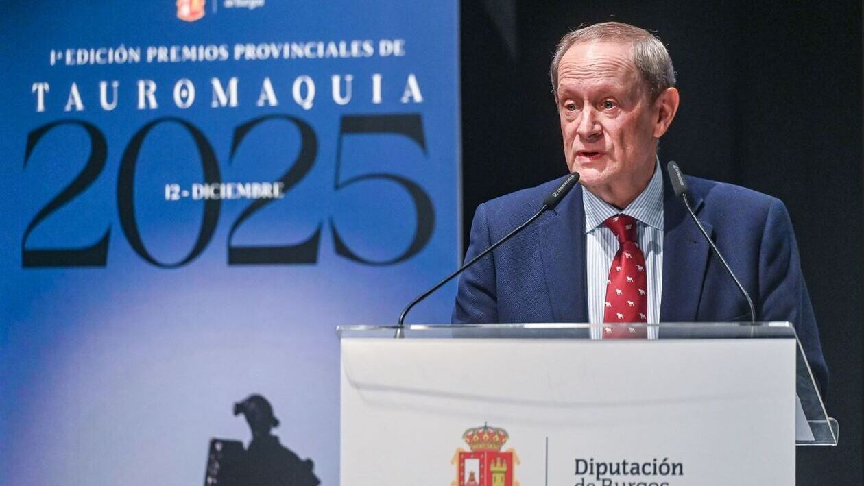 Carlos Martín Santoyo, distinguido en la primera edición de los Premios de Tauromaquia de la Diputación de Burgos